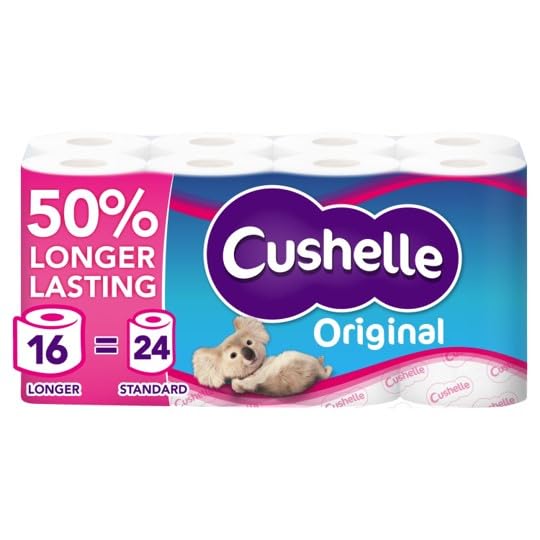 Cushelle Original Toilet Roll 2 Ply 8366116 16 Rolls of 270 Sheets