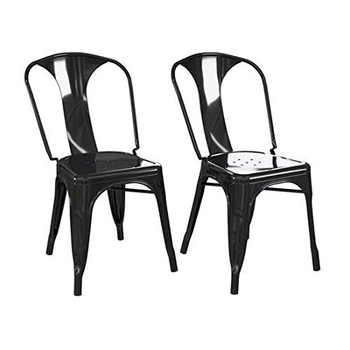 DOREL HOME Finn Chair 432 mm Black C009001UK 508.00 (W) x 432.00 (D) x 787.00 (H) mm