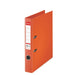 Esselte No.1 Power Lever Arch File A4 52 mm Orange 2 ring 811440 Polypropylene Portrait Pack of 10