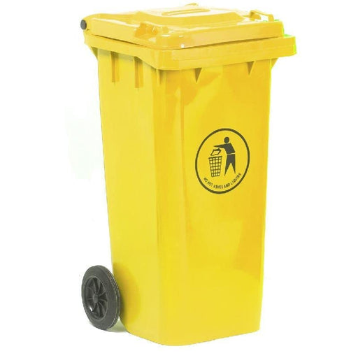 GPC Wheeled Bin LWB120YYel 120 L 94 x 55 x 46 cm Yellow