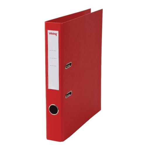 Viking Lever Arch File A4 50 mm Red 2 ring PP (Polypropylene) Matt Portrait