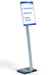 Durable Aluminium Info Sign Stand A3 - 481323