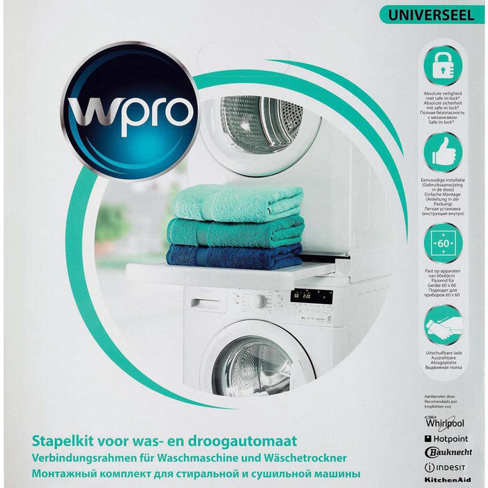 WPRO SKS101 Stacking Kit Washing Machine / Dryer 60 cm