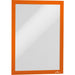 DURABLE DURAFRAME A4 Display Frame Adhesive, Magnetic Orange 487209 23.4 x 0.6 x 32.6 cm Pack of 2