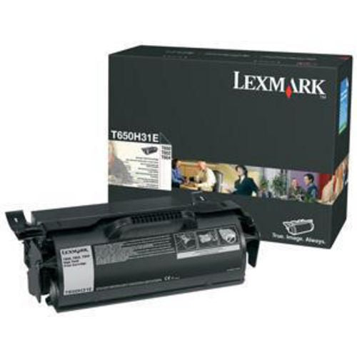 Lexmark T650H31E Black Toner Cartridge