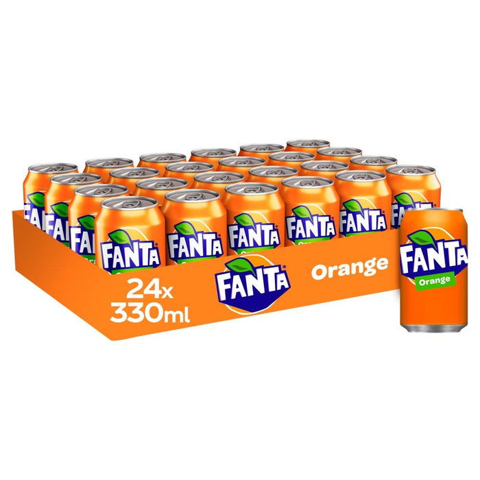 Fanta 330ml Cans (Pack 24)