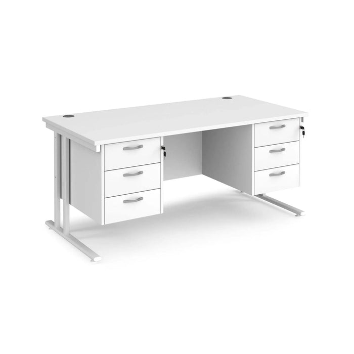 Dams International Desk MC16P33WHWH 1,600 x 800 x 725 mm