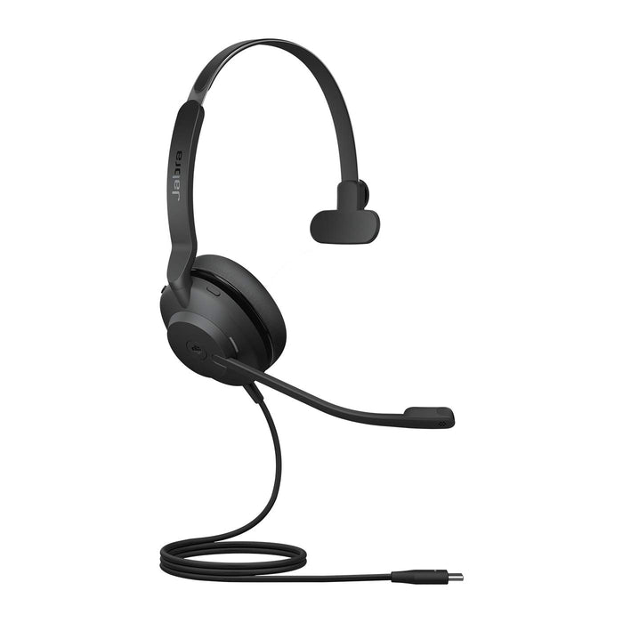 Jabra Evolve2 30 MS Mono - Headset - on-ear - wired - USB-C - Certified for Microsoft Teams