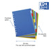 OXFORD Blank Dividers A4 Assorted Multicolour 10 Part PP (Polypropylene) 100205063