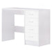 HOMCOM Desk with Shelves White 400 x 720 mm