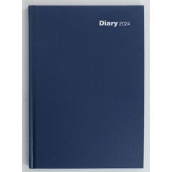 Viking Diary A4 2024 1 Day per page Portrait Blue 21.5 x 30.5 cm