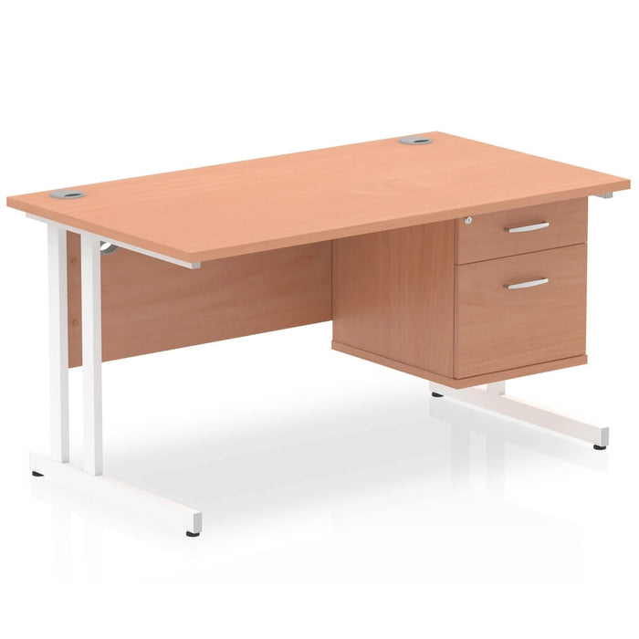 Dynamic Desk Impulse MI001693 Brown 1400 mm (W) x 800 mm (D) x 730 mm (H)