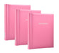 ARPAN Photo Album CL-SM40PK-PACK-3 20 Sheets Pink Pack of 3