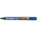 Pilot 400 Permanent Marker Broad Chisel 1.5 mm Blue Non Refillable Pack of 12