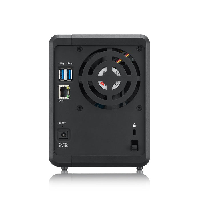 Zyxel NAS326 - Personal cloud storage device - 2 bays - SATA 3Gb/s - RAID 0, 1, JBOD - RAM 512 MB - Gigabit Ethernet - iSCSI support