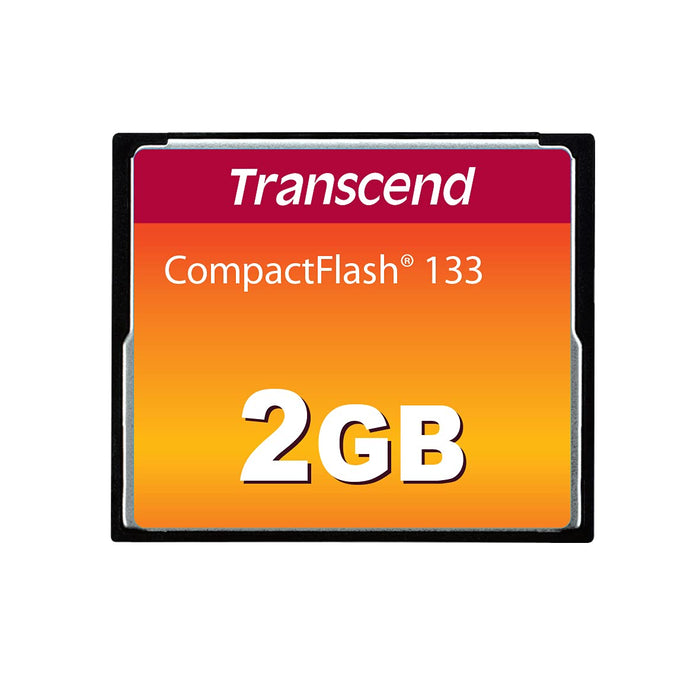 Transcend - Flash memory card - 2 GB - 133x - CompactFlash