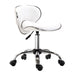 HOMCOM Office Chair White PU, Sponge 921-076