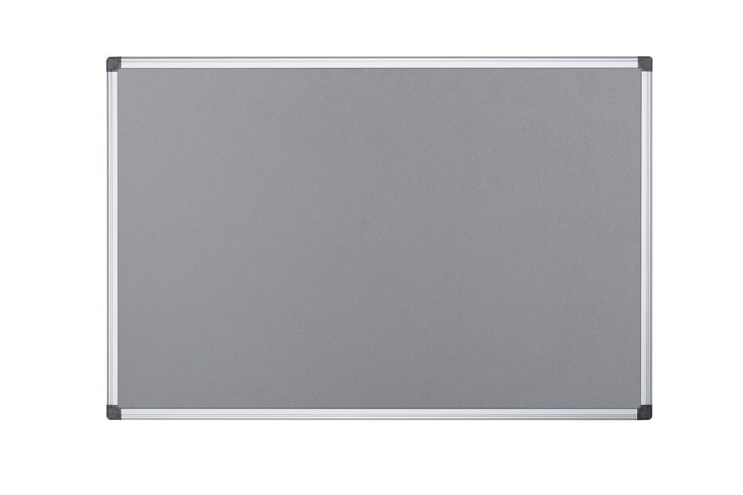 Bi-Office Notice Board Non Magnetic 90 (W) x 60 (H) cm Grey