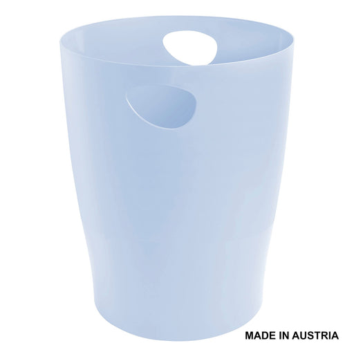 Exacompta Aquarel Waste Bin 45362D PP (Polypropylene) Pastel Blue 263 x 335 x 335 mm