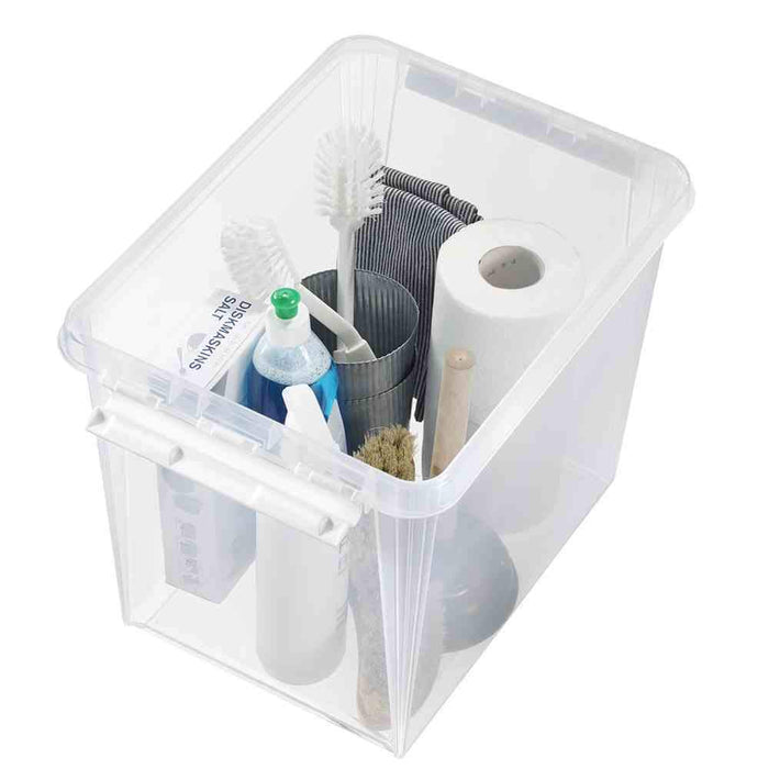 SmartStore Home Storage Box 25 L With Lid Transparent 30 x 40 x 32 cm