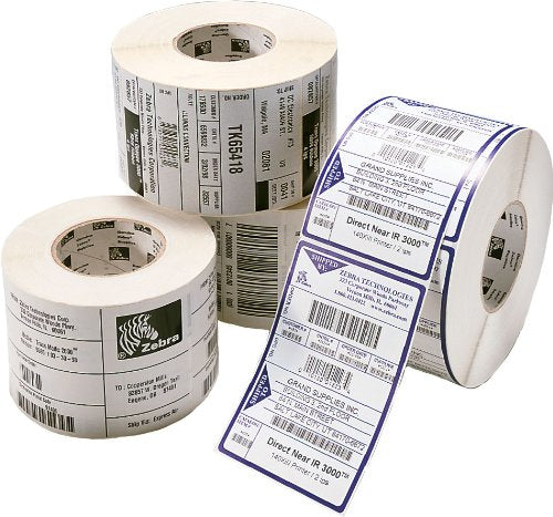 Zebra Labels 800262-405 Black on White 57.15 mm x 101.6 mm Pack of 12