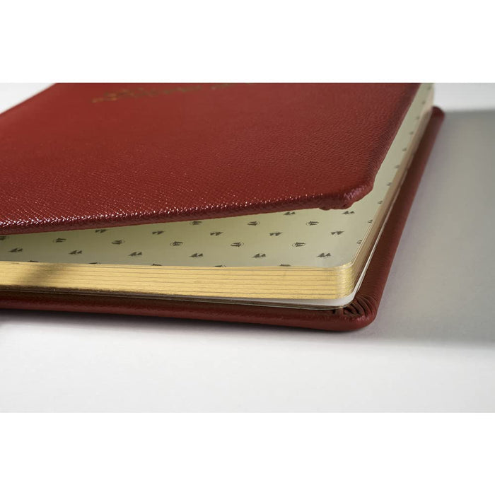 Exacompta Guest Book Cardboard, Leather Red 4715E 23 (W) x 27 (D) x 3.8 (H) cm