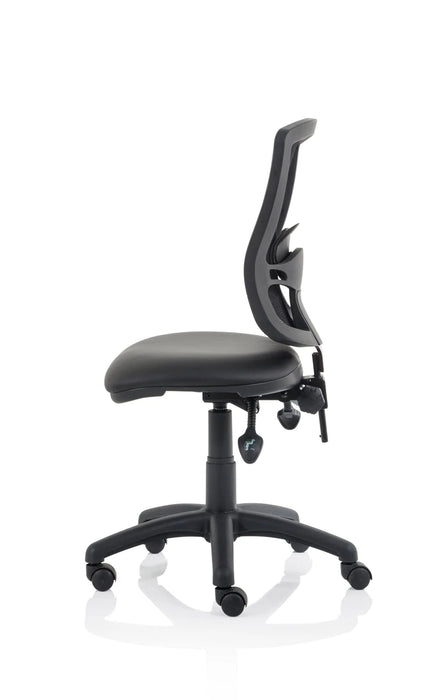 Eclipse Plus III Deluxe Medium Mesh Back Task Operator Office Chair Black Seat Without Arms - KC0398