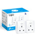 TP-Link Tapo Mini Smart Wi-Fi Socket with Energy Monitoring Twin Pack