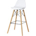 Paperflow Bar Stool Steelwood White Pack of 2