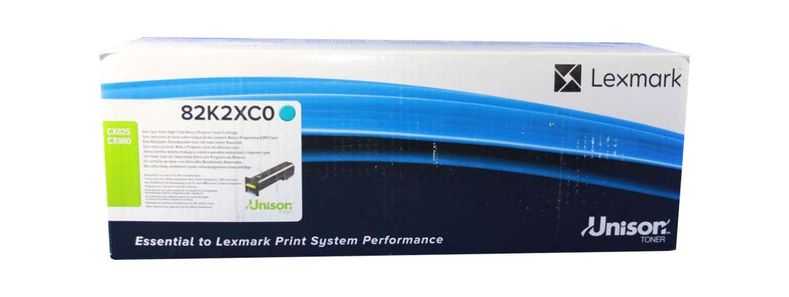 Lexmark Original Toner Cartridge 82K2XC0 Cyan