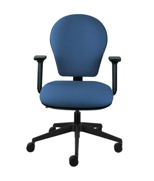 Energi-24 Basic Tilt Ergonomic Office Chair with Adjustable Armrest and Seat Posture Task Blue