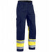 BLÅKLÄDER Trousers 15641811 Cotton, PL (Polyester) Navy Blue, Yellow Size 42R