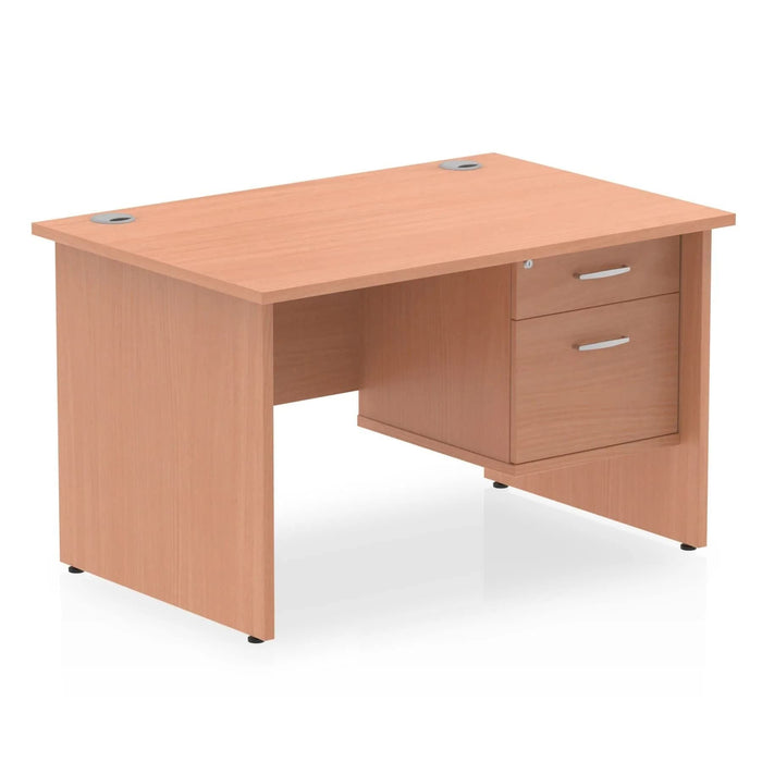 dynamic Ergonomic Desk Impulse MIRDP16FP2GRY Grey Oak 1600 mm x 800 mm x 730 mm