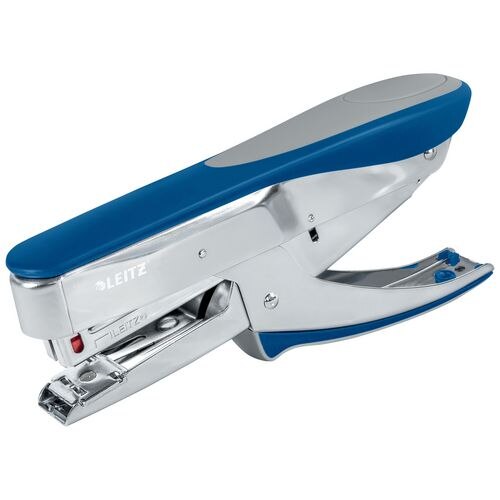 Leitz Plier Stapler 55480033 Full Strip Silver, Blue 30 Sheets 24/6, 26/6 Metal, Plastic