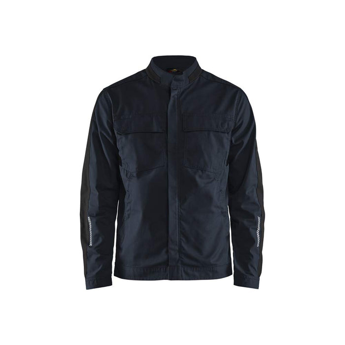 BLÅKLÄDER Jacket 44441832 Cotton, Elastolefin, PL (Polyester) Dark Navy, Black Size 4XL