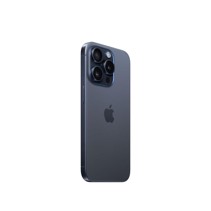 Apple iPhone 15 Pro - 5G smartphone - dual-SIM / Internal Memory 128 GB - OLED display - 6.1" - 2556 x 1179 pixels (120 Hz) - 3x rear cameras 48 MP, 12 MP, 12 MP - front camera 12 MP - black titanium