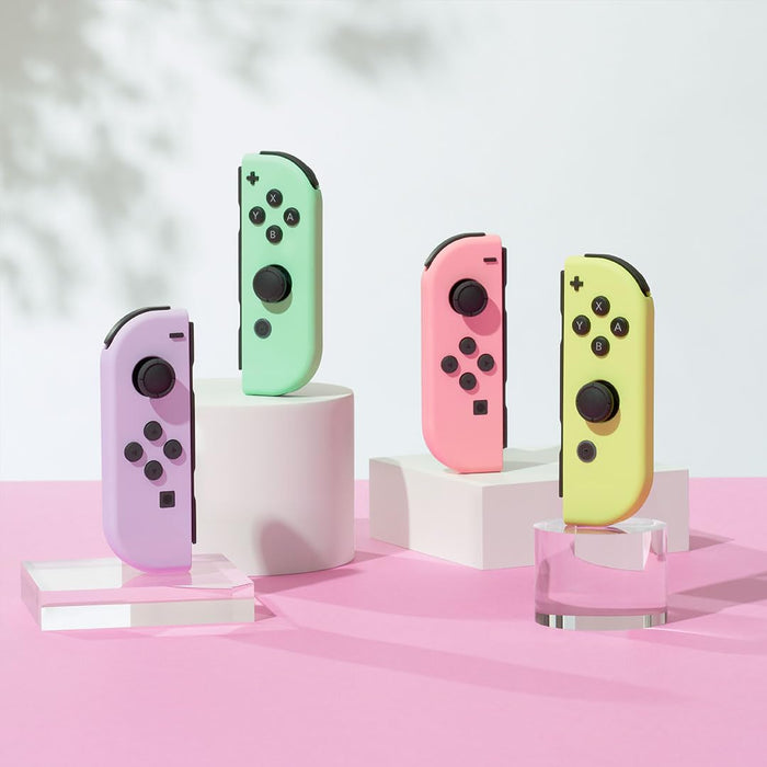 Nintendo Joy-Con Pair Pastel Pink and Pastel Yellow Gaming Controllers