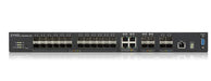 Zyxel XGS4600-32F - Switch - L3 - Managed - 24 x Gigabit SFP + 4 x combo Gigabit SFP + 4 x 10 Gigabit SFP+ - rack-mountable