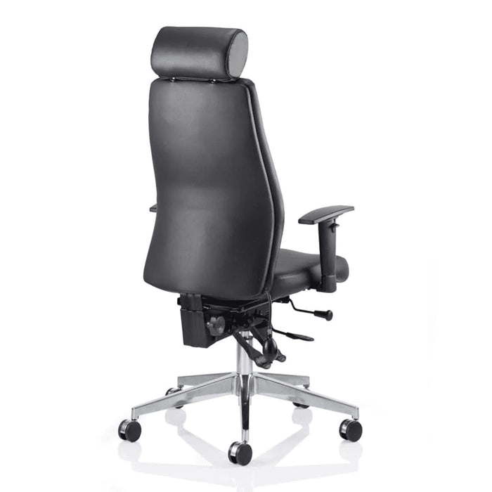 Dynamic Independent Seat & Back Posture Chair Height Adjustable Arms Onyx Ergo Ginseng Chilli Seat With Headrest High Back