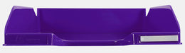 Exacompta Letter Tray Combo Midi Glossy Purple Pack of 6