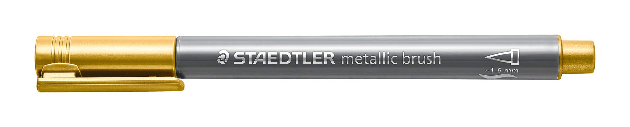 STAEDTLER Metallic Brush Marker ?8321 TB10 Non-Permanent 1-6 mm Assorted Colours pack of 10