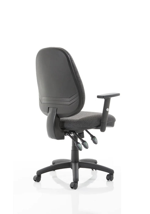 Dynamic Independent Seat & Back Task Operator Chair Without Arms Eclipse Plus XL Bergamot Cherry Seat Without Headrest High Back