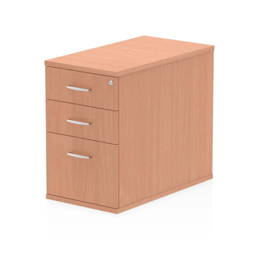 Impulse 800 Desk High Pedestal 3 Drawer Beech 430 x 800 x 730 mm