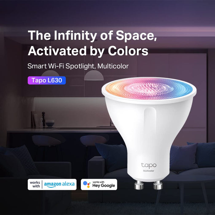 TP-Link Tapo Smart Wi-Fi Spotlight Smart Bulbs Multicolour 4 Pack