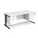 Dams International Desk MC18P23KWH 1,800 x 800 x 725 x 800 - 990 mm