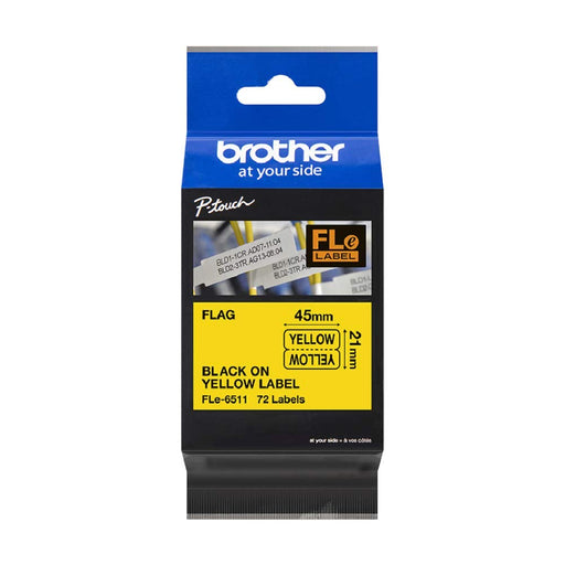 Brother - Yellow - 72 label(s) labels - for P-Touch PT-P900Wc, PT-P950NW