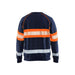 BLÅKLÄDER Sweater 33591158 Cotton Navy Blue, Orange Size XXXL