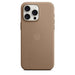 Apple - Back cover for mobile phone - MagSafe compatibility - FineWoven - taupe - for iPhone 15 Pro Max