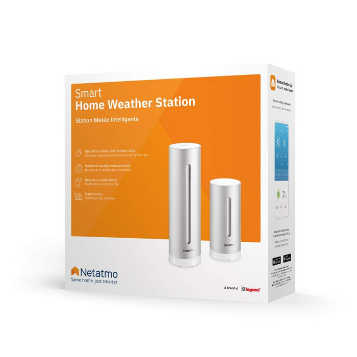 Netatmo Weather Station Silver 186 x 75 x 186 mm