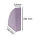 Exacompta Mag-Cube Magazine File 18264D A4+ PS (Polystyrene) Pastel Mauve 82 x 266 x 305 mm